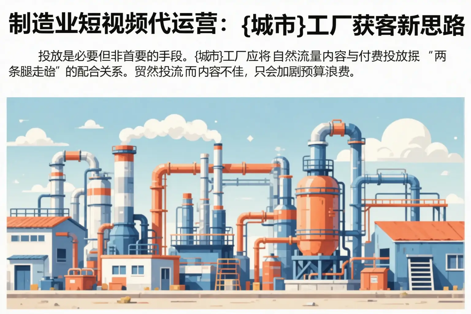 制造业短视频代运营:湘潭工厂获客新思路