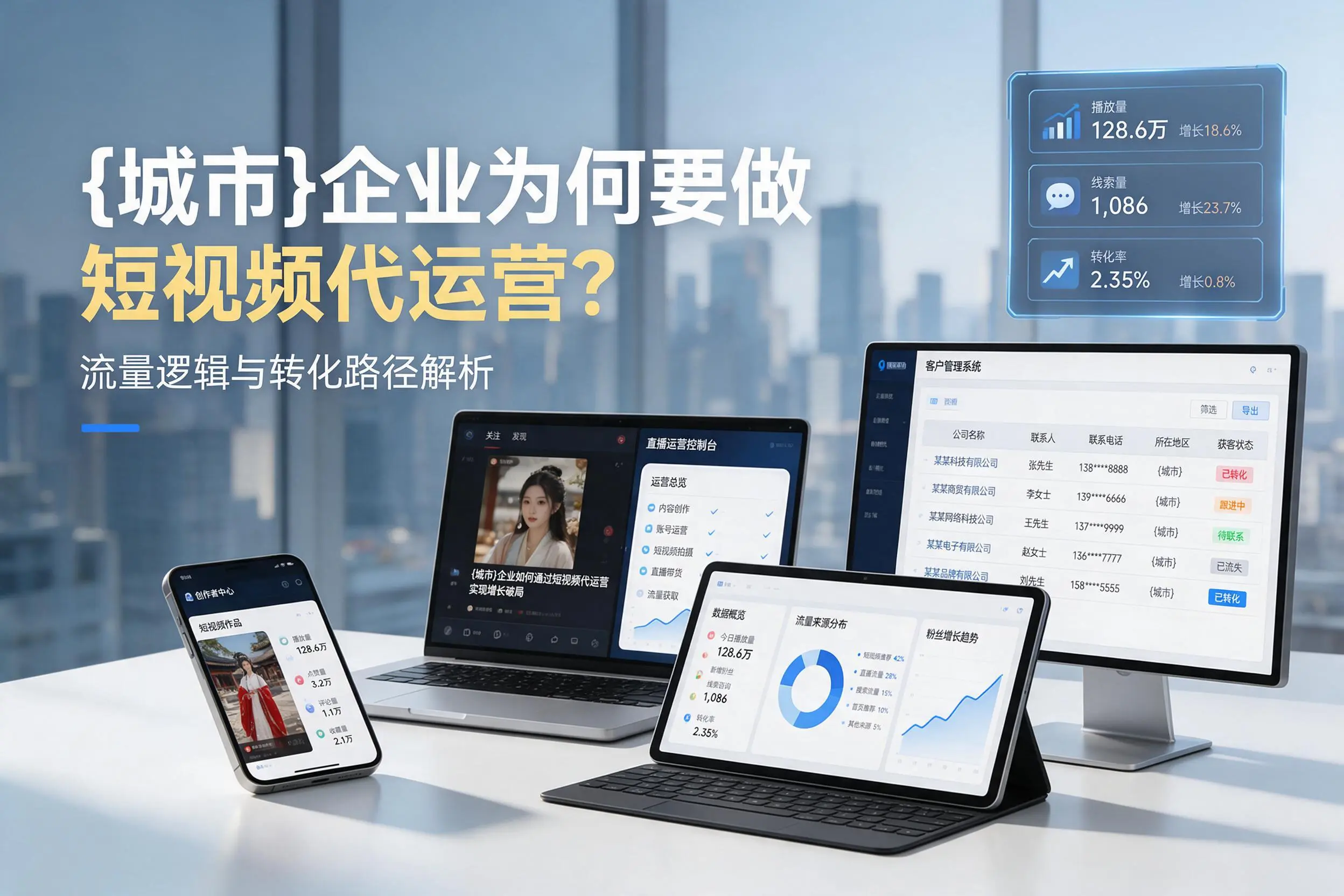 湘潭企业为何要做短视频代运营?流量逻辑与转化路径解析
