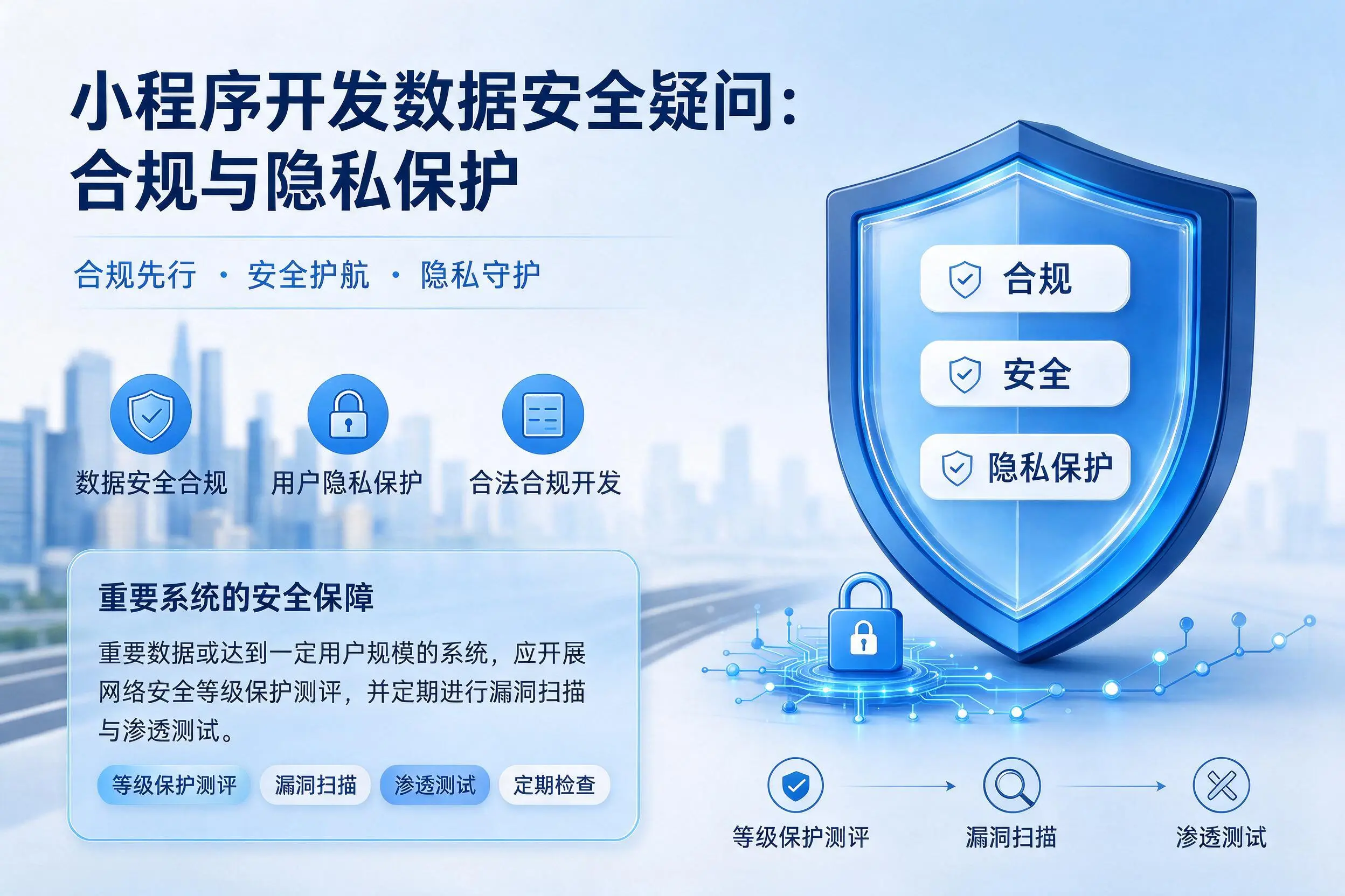 湘潭小程序开发数据安全疑问：合规与隐私保护