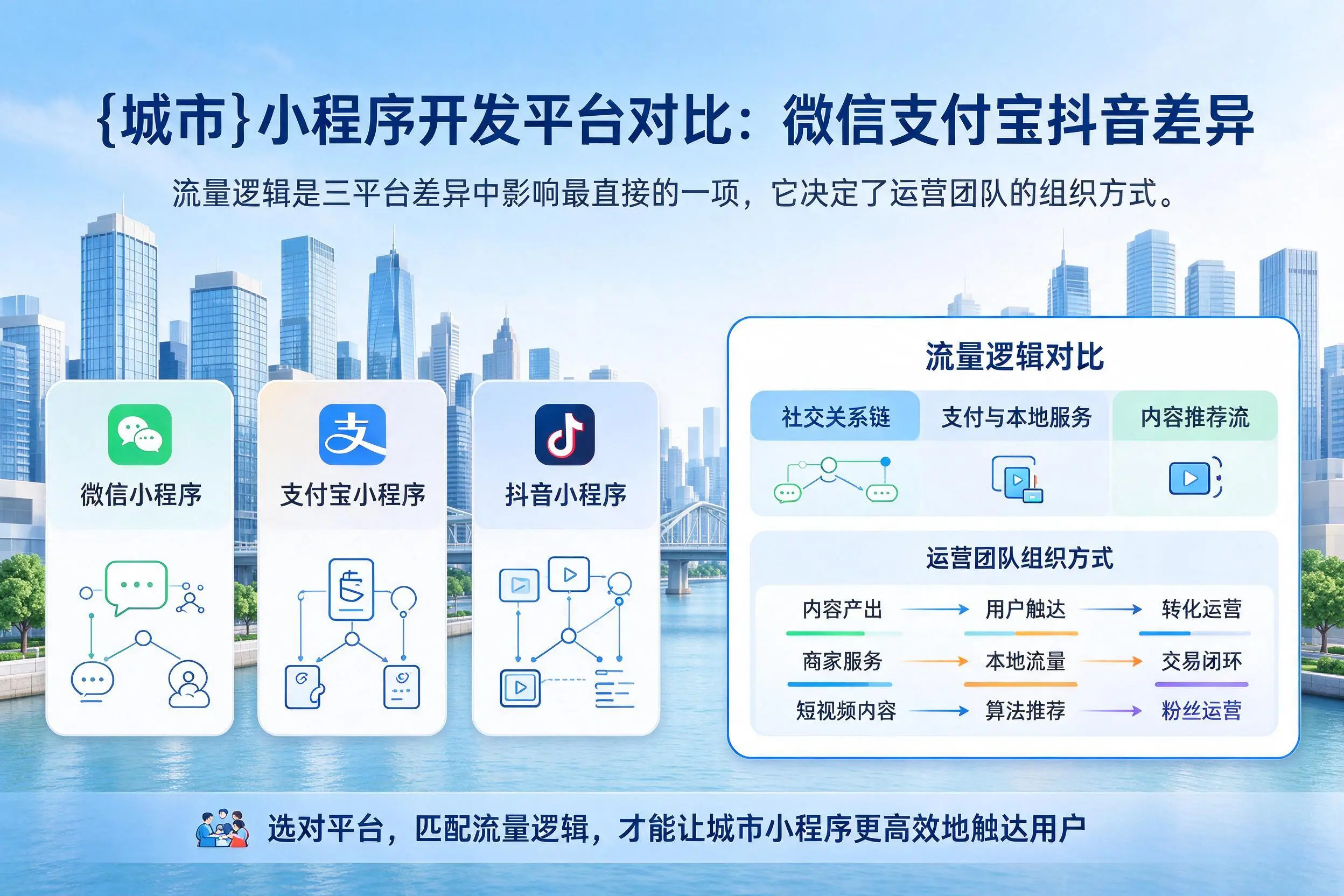 湘潭小程序开发平台对比:微信支付宝抖音差异