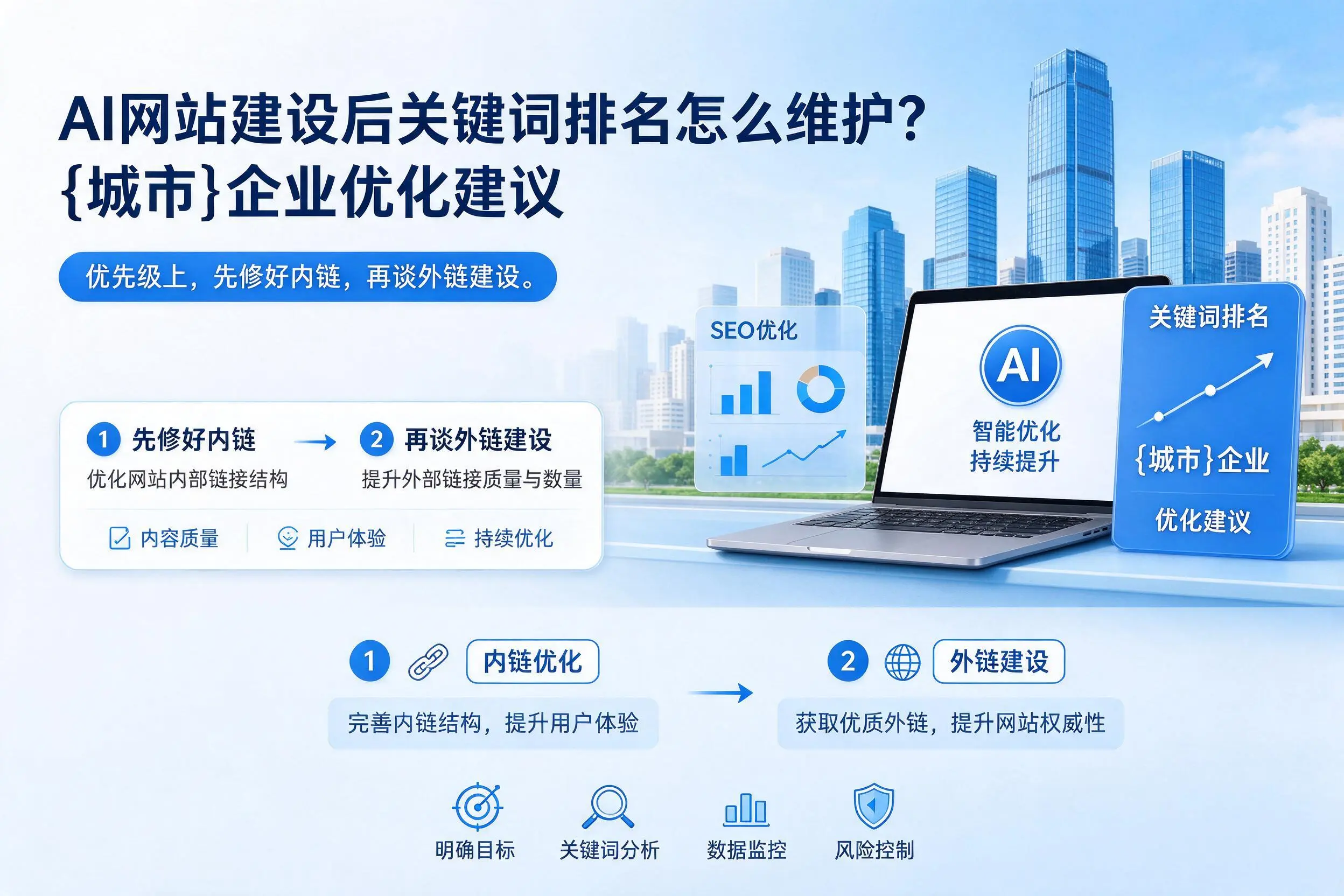 AI网站建设后关键词排名怎么维护？湘潭企业优化建议