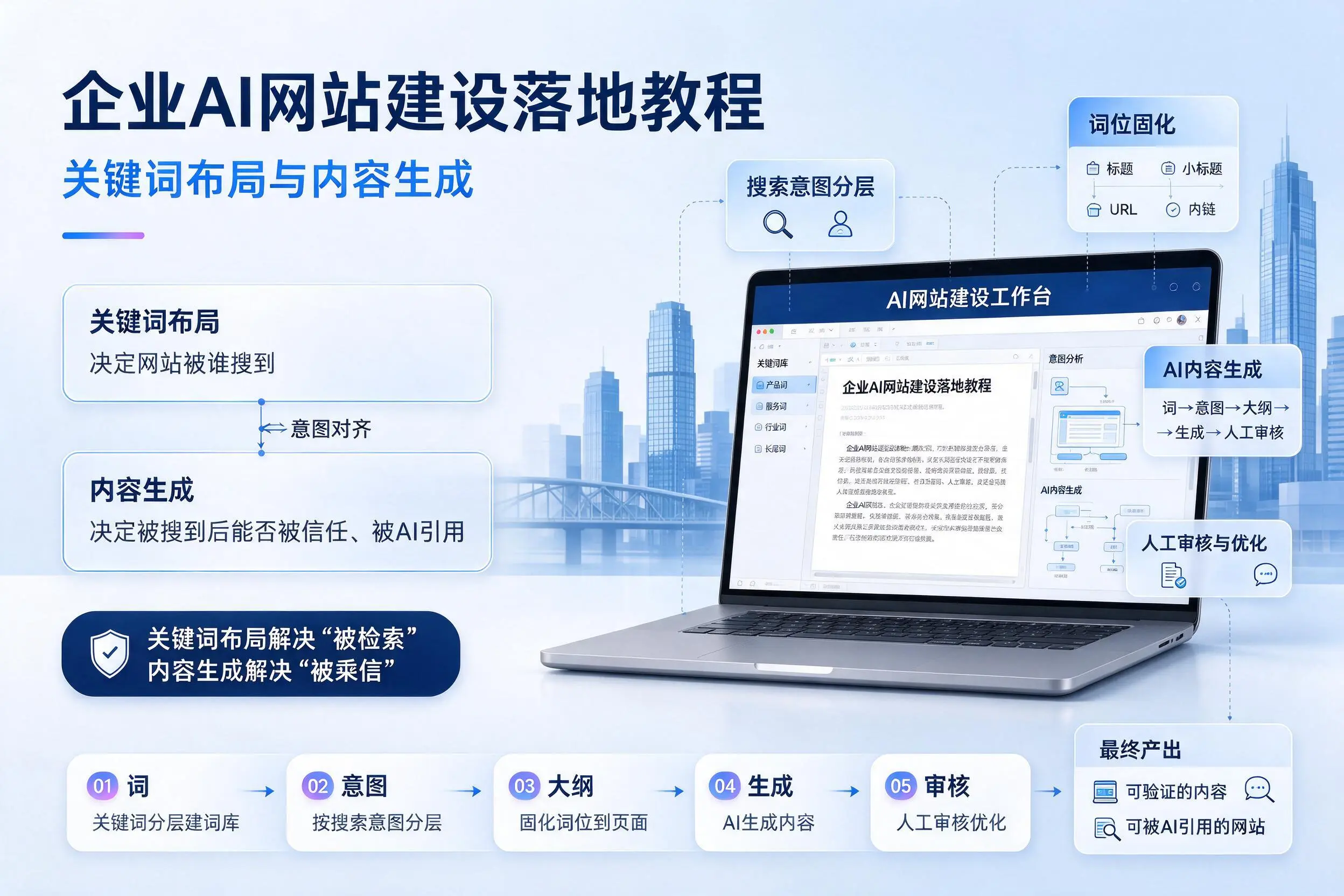 湘潭企业AI网站建设落地教程：关键词布局与内容生成